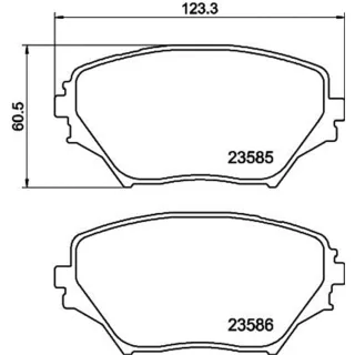 Hella Bremsbel?ge vorne Toyota Rav 4 2