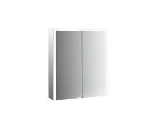emco LED-Lichtspiegelschrank Prime 3 Aufputz, 600 mm, 2-türig Rückwand verspiegelt, 949707202 949707202