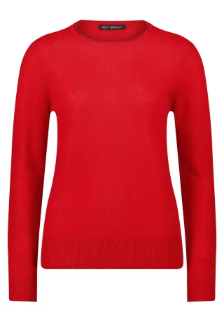 Betty Barclay - Kaschmir-Pullover rot - Gr. - 42
