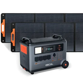 Blackview Oscal Powermax 3600 SE PM3600SE Rugged Power Station+2*PM200 Pro Solar Panel Kit Power Station 3600W 14 Versat