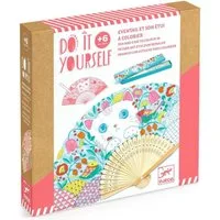 DJECO Kreativset DIY Bastelset Fächer Koneko von DJECO Kreatives Malset für Kinder ab 6