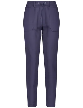 GERRY WEBER Edition - Hose mit Kordelzug blau - Gr. - 46