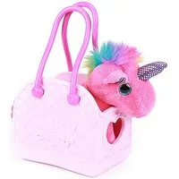 Dream Horse Kuscheltier PLÜSCH-Einhorn in Handtasche 20cm Dream Horse Plüschtier 12 (Rosa), Kuscheltier Tasche Kinder