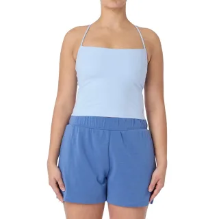 Skechers Goflex Slim Träger-Tanktop aus Polyester für Damen, Silber, Sportbekleidung