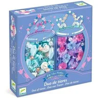 DJECO Kreativset Schmuck basteln: Tiaras Blau Kreativset für Kinder