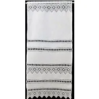 HOSSNER - ART OF HOME DECO Scheibengardine Spitzingsee (1 St), Stangendurchzug, halbtransparent