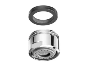 Schell Strahlreglerset LEED, chrom max. 0,35 gpm ca. 1,3 l/min, AG M24 x 1, 289310699 289310699