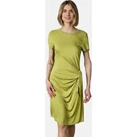Ragwear Shirtkleid Knotta Kurzarm Sommerkleid mit seitlichem Bindeband
