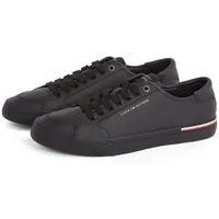 Tommy Hilfiger CORE CORPORATE VULC LEATHER Sneaker, Freizeitschuh, Halbschuh, Schnürer mit Logoschriftzug