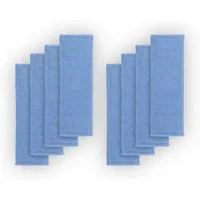 Bestlivings Mikrofaser Wischbezug (Mikrofaser, 40x12 cm, für alle gänigen Klapphalter, 8-tlg., Ersatzbezug für Bodenwischer Flachwischer Bezug - Wischmopp)