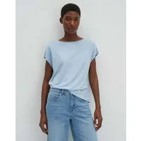 someday Kurzarmshirt Kamie aus Modal U-Boot-Ausschnitt, entspannt für Everyday-Looks