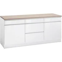 KOCHSTATION Unterschrank KS-Ohio Breite 180 cm