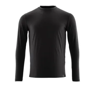 MASCOT Herren Langarmshirt Vollschwarz 4XL - 20181-959-90-4XLONE