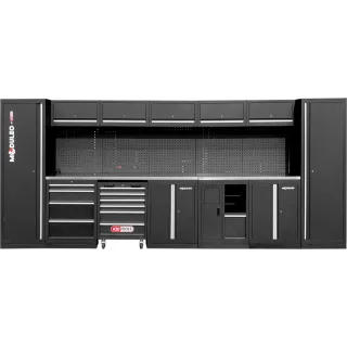KS TOOLS Werkstatt-Schranksystem, gerade, 4600 x 500 mm, Variante 2 - 866.6235