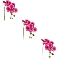 Kunstblume Phalaenopsis 3D-print Orchidee Phalaenopsis, Creativ green, Höhe 42 cm, mit Real-Touch-Blüten
