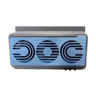 FL-998 Solar Car Fan Triple-Fan Exhaust Ventilator Suction and Blow Promoting Air Circulation 180 Degree Wind Auto Air C