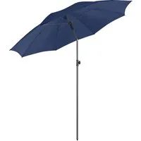 FARE Sonnenschirm, Höhenverstellbar, Knickvorrichtung, Lichtschutzfaktor UPF 50+, Ø200cm