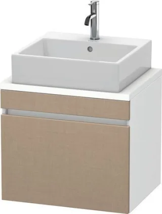 Duravit DuraStyle Konsolenwaschtischunterbau wandhängend Leinen & Weiß Matt 600x478x512 mm - DS53000 DS530007518