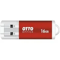 Otto Office Premium USB-Stick (Lesegeschwindigkeit 13 MB/s, mit Verschlusskappe und Schlüsselanhänger-Öse)
