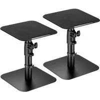 RICOO Lautsprecherständer Universeller PC Lautsprecher Boxen Ständer Höhenverstellbar LH069-T, (2 Stk. Ständer Lautsprecherhalter Tischhalter, 2-tlg., 2x Boxenständer Tischhalterung für Lautsprecher, Universelle Boxen Ständer für 2 Lautsprecherboxen 