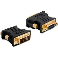 Adapter DVI 24+5 Stecker > VGA Buchse schwarz