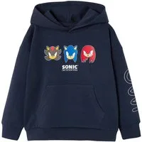 vertbaudet Fleecepullover Kapuzensweatshirt Jungen SONIC