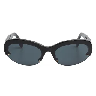 Damen Ovaler Wickelsunglasses PERI054S24PLA0011007