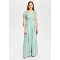 SWING Abendkleid - Abendkleid aus Crinkle Chiffon mit Schal-Cape Taillierter Schnitt mit fließendem Rockteil