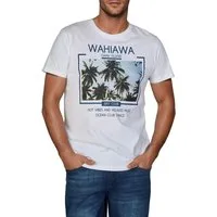 riverso T-Shirt Herren Fotoprintshirt RIVLukas Regular Fit (1-tlg) Kurzarm Tee Shirt mit Rundhalsausschnitt aus 100% Baumwolle