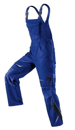 KÜBLER PULSSCHLAG Latzhose kornblumenblau/schwarz 52 - 3324 5353-4699-52