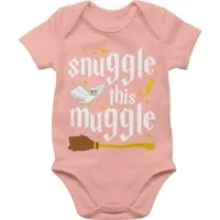 Shirtracer Shirtbody Snuggle This Muggle Harry Strampler Baby Mädchen & Junge