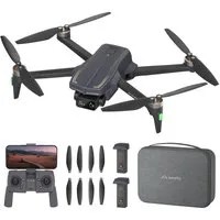 AMETA mit Kamera 4K und GPS, 50 Min Flugzeit, Follow-Me, Bürstenloser Motor Drohne (4K Ultra HD, Spar-Set, Perfekt für Anfänger Kinder, Auto Return, Gestensteuerung, 5G-WiFi FPV, One-Key-Start & Landung)