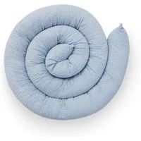 Ehrenkind Nestchenschlange Bettschlange aus 100% Bio-Baumwolle, Schutz und Geborgenheit, (Kuschelschlange, Bettumrandung Babybett), Bettschlange Baby