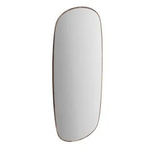 VitrA Plural Spiegel 64059 37,5 x 25 x 90 cm, bis 90° schwenkbar, Walnuss, Echtholz