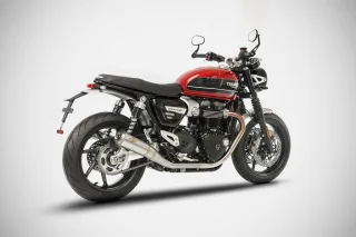 Sport Auspuff ZARD Conical Slip-On Edelstahl Triumph Speed Twin 1200 Bj.2021-2023 Typ:DD04 EURO-5