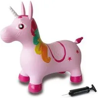 Jamara Hüpftier Einhorn, inkl. Luftpumpe