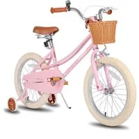 JOYSTAR Kinderfahrrad 12/14/16/18/20 Mädchenfahrrad für 2-13 Jahre alte Kinder, 12" 14" 16" Kinderfahrrad mit Stützrädern & Korb, 20 Zoll mit Ständer