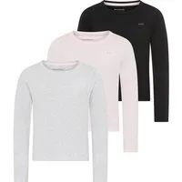 Abercrombie Kids Langarmshirt 3-PACK LS TEE (Packung, 3-tlg) aus Baumwollmix, Rundhals