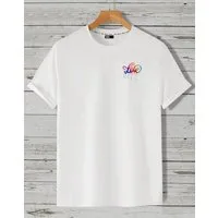 RMK T-Shirt Herren Shirt kurzarm Rundhals Basic Liebe mit "Love" Print aus 100% Baumwolle