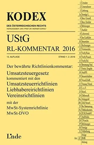 KODEX UStG-Richtlinien-Kommentar 2016 (Kodex des Österreichischen Rechts)
