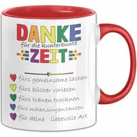 Trendation Tasse Erzieherin Abschiedsgeschenk Tasse Abschied Kindergarten Geschenkidee