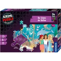Kosmos Puzzle Krimipuzzle Die drei !!! Der Schatz der Delfine, 200 Puzzleteile, Made in Germany