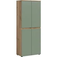 Home affaire Mehrzweckschrank CIPELA, 70x175 cm, viel Stauraum, variable Einlegeböden, Kleiderstange (1-St., in vielen verschiedenen Trendfarben verfügbar) Schuhschrank, Kleiderschrank, Universalschrank, Aktenschrank, Schrank