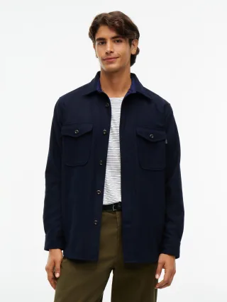 CPO CLASSIC FIT ICON COLLAR Navy Blue - Gr. - M