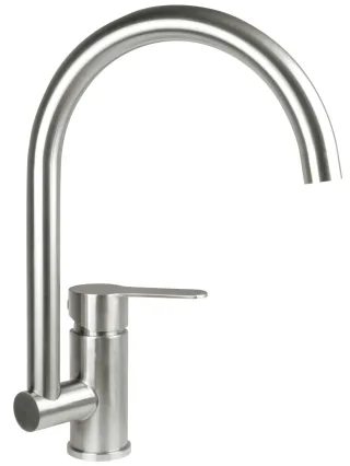 Neuesbad Serie 250 Spültischarmatur mit U-Auslauf, Edelstahl NB1DEBLUF62M1