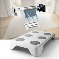 HEYDRY Elektrischer Wäschetrockner HEYDRY Lüfter für Wäscheständer, schnell & energiesparend trocknen, Made in Germany, mobiler Ventilator