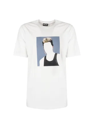 Diesel T-Shirt T-Just Herren weiß