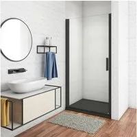 Duschparadies Dusch-Drehtür Nischentür Duschtür Drehtür ESG Schwenktür Duschwand Easyclean Glas, 80x200 cm, Einscheibensicherheitsglas, Sicherheitsglas , (1-St)