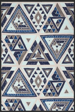 Teppich Patchwork 10117 | Größe: 80 cm x 120 cm