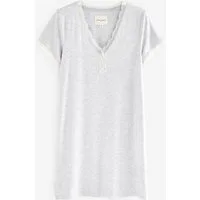 LAURA ASHLEY Nachthemd Laura Ashley Modal-Nachthemd mit Spitzenbesatz (1-tlg)